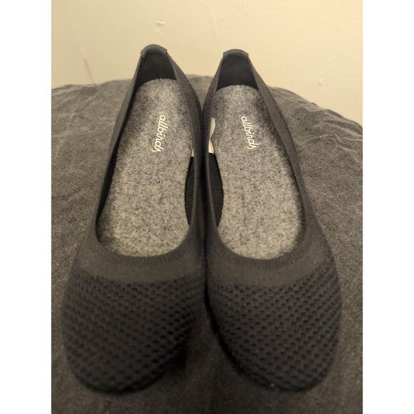 All birds tree breezers TB black gray mist  ballet flats 6 - Picture 1 of 7